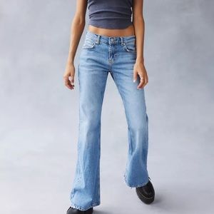 Urban Outfitters Low Rise Flare Jeans